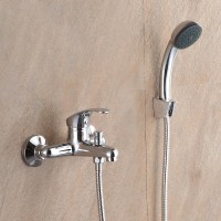 wall mounted bath shower mixer bathroom showers faucet with rain showers